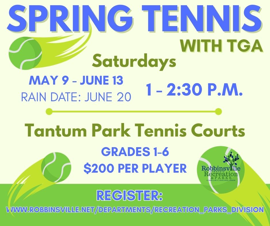 Spring Tennis 2026 Flyer